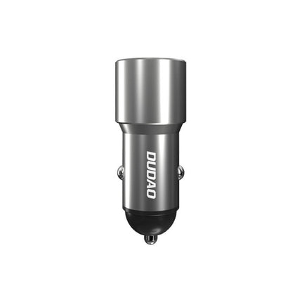 Dudao Dudao Autolader Snellader USB - A en USB - C 22.5W (QC) Contraplug Grijs Hurtel 3