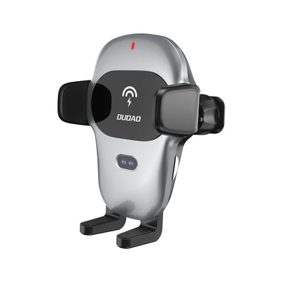 Dudao F20xs Automatische Autohouder Met 15W Qi Draadloos Opladen Voor Ventilatierooster - Grijs
