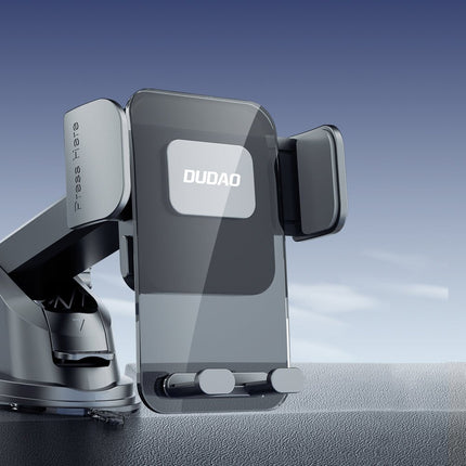 Dudao F8Max+ Auto Telefoonhouder Voor Dashboard en Voorruit met Zuignap 360° Draaibaar Zwart - VCTparts.nl