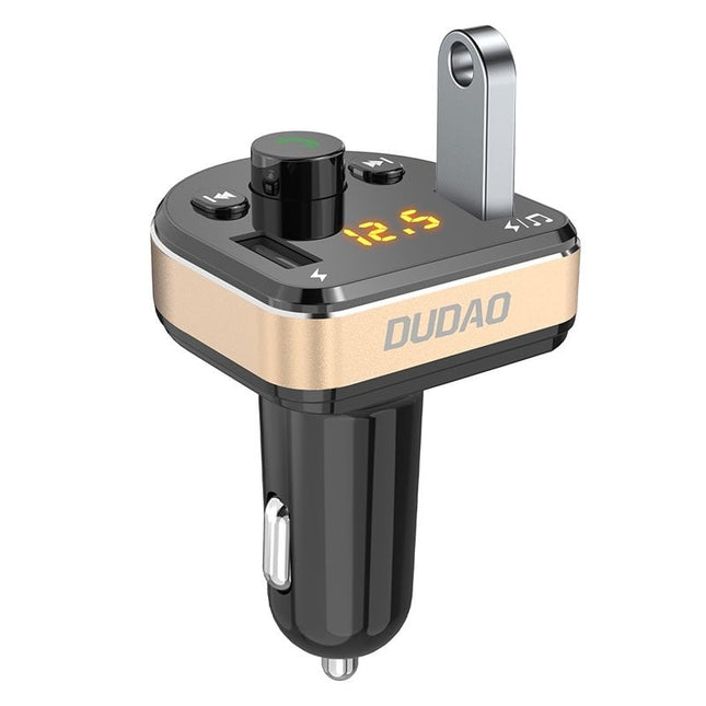 Dudao Dudao FM Transmitter Bluetooth Autolader MP3 3.1 A 2x USB Zwart Hurtel 1