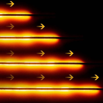 VCTparts Dynamische Sequentiële led Strip - 60cm (Set) [Dagrijverlichting Knipperlichten ledstrip] NORGOS 8
