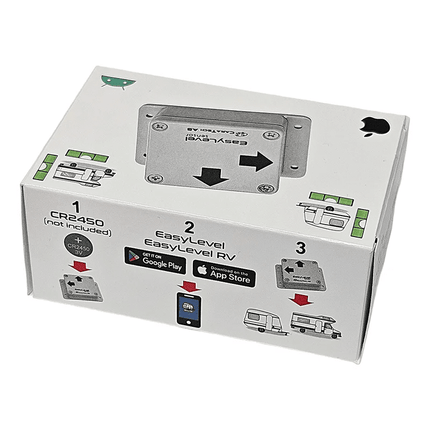 EasyLevel Digitale Waterpas – Slimme Smartphone Sensor voor Caravan Camper en Aanhanger - Snel en Nauwkeurig Waterpas Meten Zonder Uitstappen - VCTparts.nl