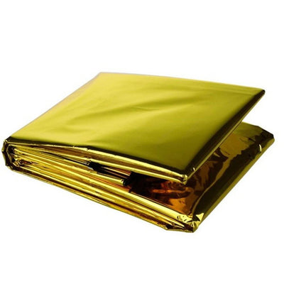 EHBO Survival Noodgeval Deken Waterdicht Goud zilver 130x210cm [Thermische Deken]