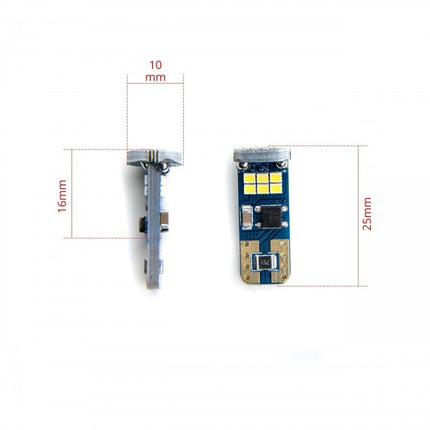 Einparts Einparts 6000K T10 LED W5W T10 18 SMD Verlichting (set) [Parkeerverlichting - Kentekenverlichting - Interieurverlichting] Einparts 4