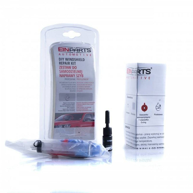 Einparts Auto Voorruit Glas Barst Complete Reparatie Kit met Vloeistof - VCTparts.nl