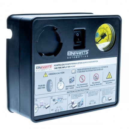 Einparts Einparts Banden Reparatie Kit met Compressor 120W en Sealant 450ml – Noodset voor Auto en Onderweg Einparts 8