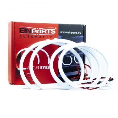 Einparts LED Angel Eyes BMW X5 E53 (1999-2004 Pre-Facelift) - 119mm 129mm Cotton 6000K Helder Witte CANBUS Upgrade OEM+ Uitstraling