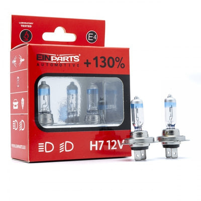 Einparts Halogeen Dimlicht +130% H7 12V 55W - 5000K - (set)