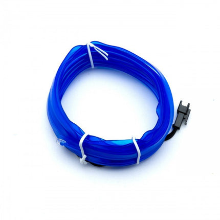 Einparts Einparts LED Ambient Interieurverlichting 3m Blauw - Universele 12V Auto Sfeerverlichting 360 Graden Dunne 2mm Strip Compleet Pakket Einparts 4
