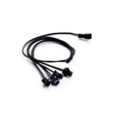 Einparts LED Ambient Splitter 1 naar 4 - Connector voor 4 LED Strips op 1 Driver