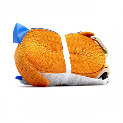 Einparts Einparts Spanband Transportriem 8M met Haken en Ratel Oranje Geschikt voor 5 Ton Einparts 4