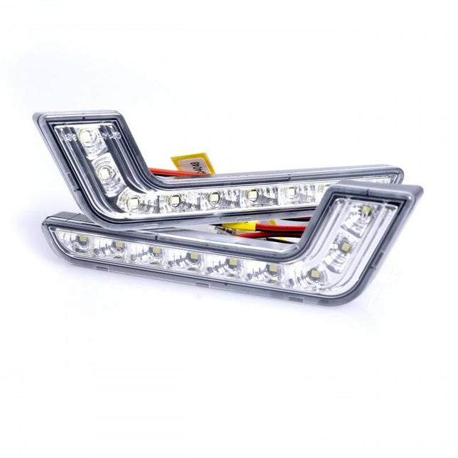 Einparts Einparts Stijlvolle Witte DRL 407 LED Verlichting Universele Lichtbalk Einparts 1
