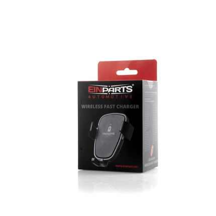 Einparts Einparts Telefoonhouder Dashboard Raam met Draadloos Snellader Zuignap Zwart Einparts 7