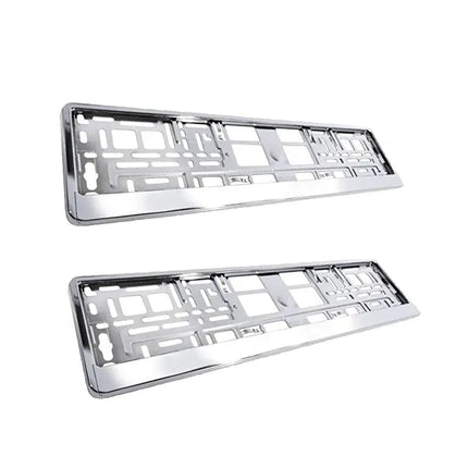 Einparts Einparts Universele Kentekenplaathouder Europa Zilver 2 Stuks (set) Combideal 1