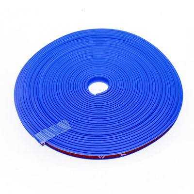 Einparts Velgen Decoratie Strip Bescherming Flexibel met Tape Blauw (8 meter)