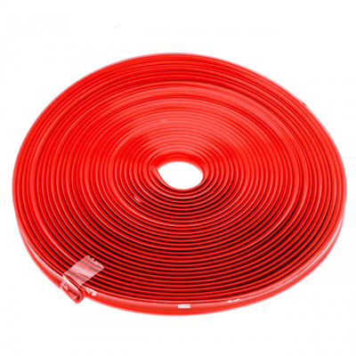 Einparts Velgen Decoratie Strip Bescherming Flexibel met Tape Rood (8 meter)