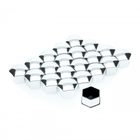 Einparts Einparts Wielbout Wielmoer 17mm Doppen Beschermende Afdekkapjes Zilver 20 stuks (set) Einparts 1