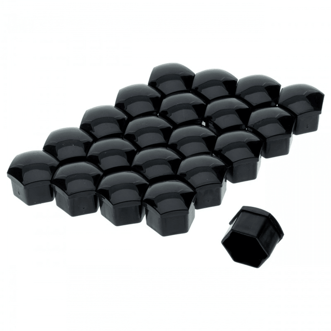 Einparts Einparts Wielbout Wielmoer 17mm Doppen Beschermende Afdekkapjes Zwart 20 stuks (set) Einparts 1