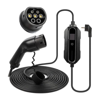 Elektrische Auto Oplader Type 2 Stekker 6 - 16A Oplaadkabel - 10M LaadkabelÂ [Oplaadstekker]