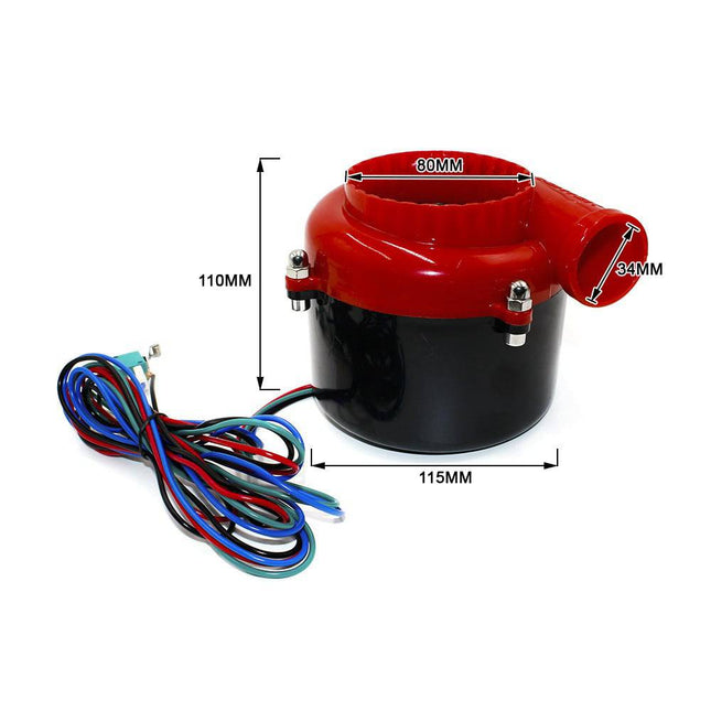 VCTparts Elektrische Turbo Blow Off Valve Fluit BOV Simulator Geluid - Universeel 12V NORGOS 2