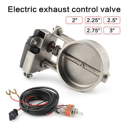 VCTparts Elektrische Uitlaat Regelklep 2inch 51mm Universeel met Schakelaar – Enkele Klep Kleppensysteem Performance Upgrade NORGOS 5