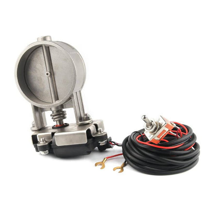 Elektrische Uitlaat Regelklep 3inch 76mm Universeel met Schakelaar Enkele Klep Kleppensysteem - VCTparts.nl