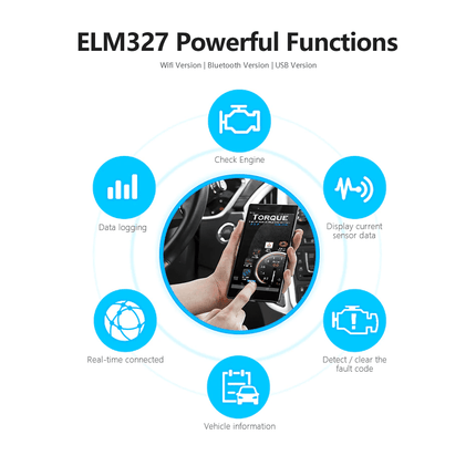 VCTparts ELM327 OBD2 Diagnose Scanner WiFi [OBD II - IOS & Android) NORGOS 9