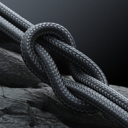 Joyroom Prism Series A16 USB-C naar USB-C Kabel 100W - met LED Display voor Snelladen en Dataoverdracht Zwart 1,2m Oplaadsnoer