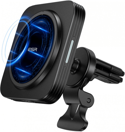 ESR HaloLock Ventilatierooster Telefoonhouder Auto met Magneet Zwart