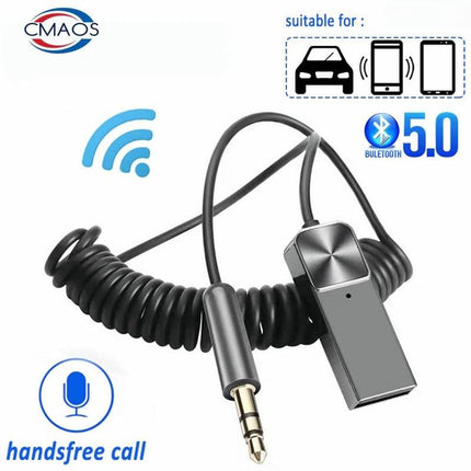 Essager Essager USB naar Bluetooth 5.0 Rekbare Kabel Draadloze Muziek Transmitter NORGOS 3