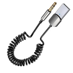 Essager Essager USB naar Bluetooth 5.0 Rekbare Kabel Draadloze Muziek Transmitter NORGOS 1