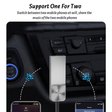 Essager Essager USB naar Bluetooth 5.0 Rekbare Kabel Draadloze Muziek Transmitter NORGOS 5