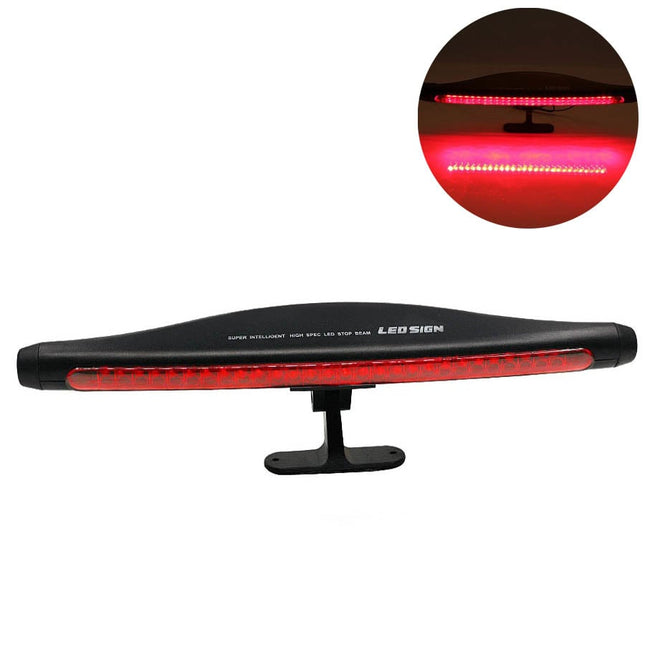 VCTparts Extra Derde Remlicht Staart Spoiler Stoplicht Rood 2W 12V 28LED Verstelbaar Waarschuwingslamp NORGOS 1