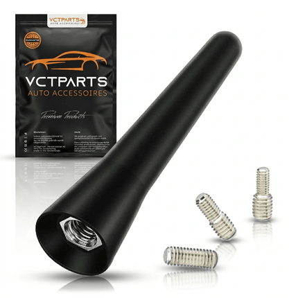 VCTparts FM/AM Auto Antenne Mini Universeel 6,5cm – Compacte Zwarte Antenne voor Stijlvolle Auto’s NORGOS 1