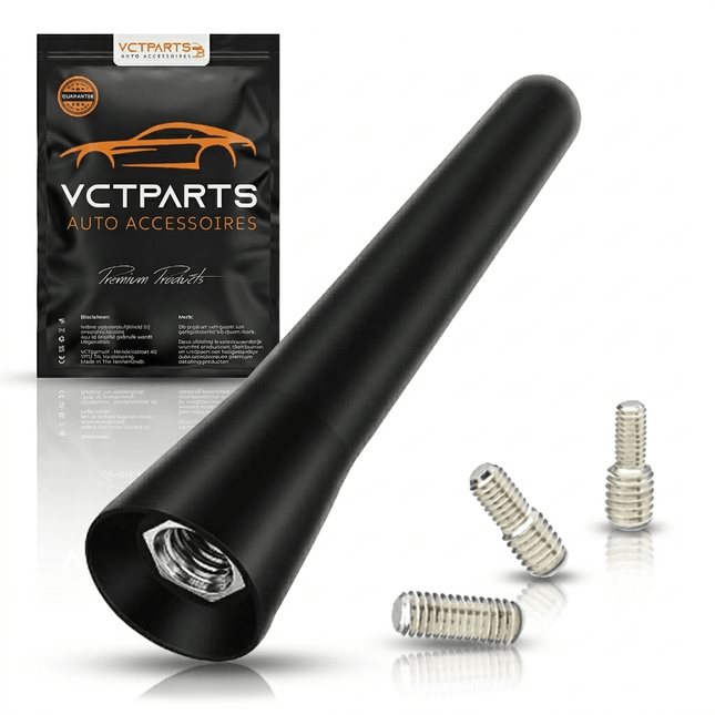 VCTparts FM/AM Auto Antenne Mini Universeel 6,5cm – Compacte Zwarte Antenne voor Stijlvolle Auto’s NORGOS 1