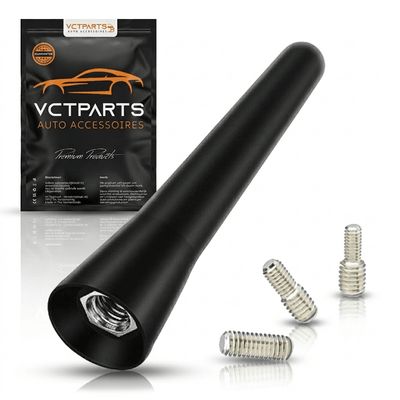 FM/AM Auto Antenne Mini Universeel 6,5cm – Compacte Zwarte Antenne voor Stijlvolle Auto’s