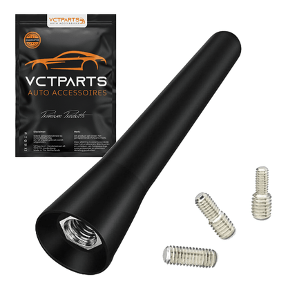 FM/AM Auto Antenne Mini Universeel Zwart (6.5 cm) - VCTparts.nl