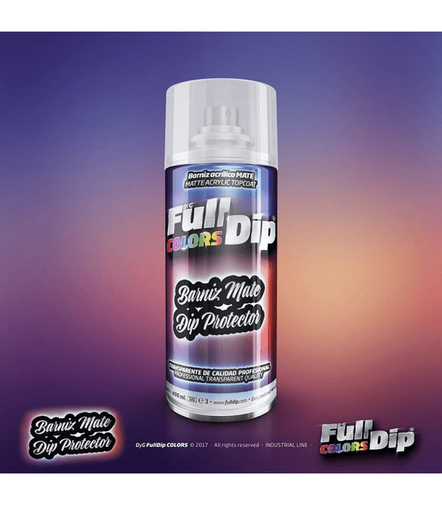 FullDip FullDip Matte Acrylvernis Bescherming 400ml Spuitbus Spray - Warmtebestendige Mat Lak FullDip 2