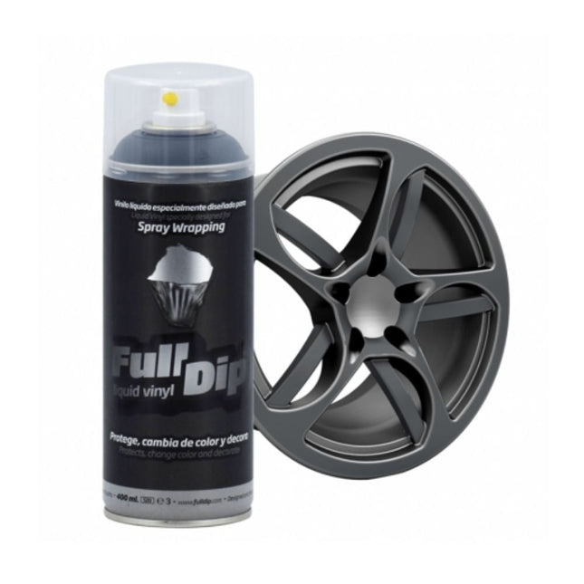 FullDip FullDip Plastidip 400ml Spuitbus - Hyper Black Vloeibaar Vinyl Spray Dip FullDip 6