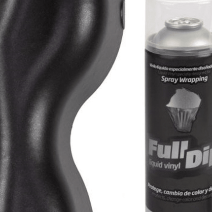 FullDip FullDip Plastidip Liquid Vinyl 400ml Spuitbus Spray - Metallic Black FullDip 1