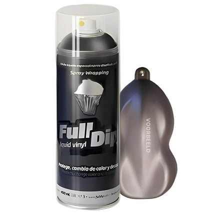 FullDip FullDip Plastidip Liquid Vinyl 400ml Spuitbus Spray - Pearl Aluminum FullDip 1