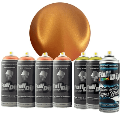 FullDip Velgenbundel Plastidip Liquid Vinyl - Solar Golden Red (Glans)