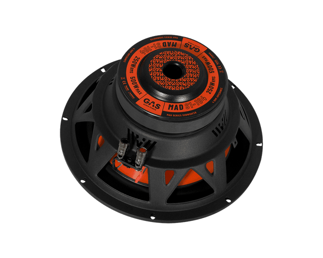 Gas Audio Power 10" Pasklare Auto Subwoofer voor Diepe Bas en Premium Geluid Kist voor Scania Cr20 met Mad S1 - 104 Auto Subwoofer voor Diepe Bas en Premium Geluid 250watt Rms 4ohm - VCTparts.nl