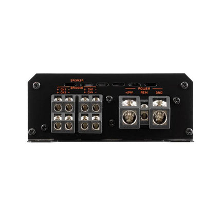 Gas Audio Power Gas Audio Power 4 - kanaals 24v Auto Versterker voor Subwoofers en Speakers Krachtige Audio Optimount 3