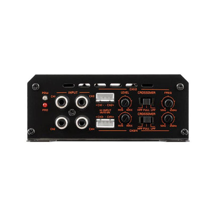 Gas Audio Power Gas Audio Power 4 - kanaals 24v Auto Versterker voor Subwoofers en Speakers Krachtige Audio Optimount 2