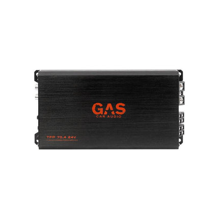 Gas Audio Power Gas Audio Power 4 - kanaals 24v Auto Versterker voor Subwoofers en Speakers Krachtige Audio Optimount 4