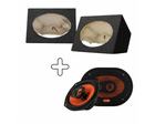 Gas Audio Power GAS 6x9 Speaker Set B - BOX69 met MAD X1 - 694 Versterker Optimount 1
