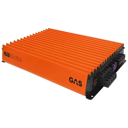 Gas Audio Power Gas Mad Level 1 Four Channel Amplifier - voor Auto Geluidssystemen en Hoogwaardige Geluidskwaliteit Optimount 7
