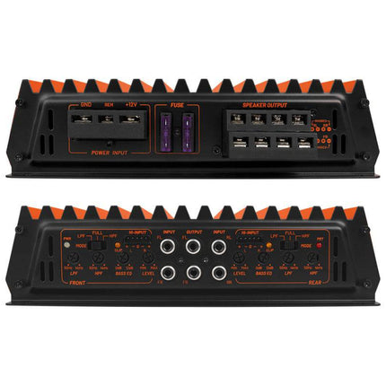 Gas Audio Power Gas Mad Level 1 Four Channel Amplifier - voor Auto Geluidssystemen en Hoogwaardige Geluidskwaliteit Optimount 2