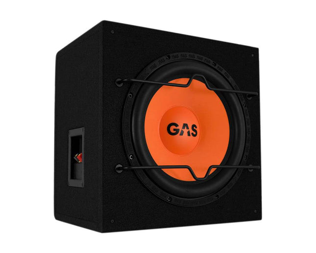 Gas Audio Power Gas Audio Power Gas Mad Level 1 Loaded Enclosure 12" voor Auto Geluidssystemen en Hoogwaardige Geluidskwaliteit Optimount 8